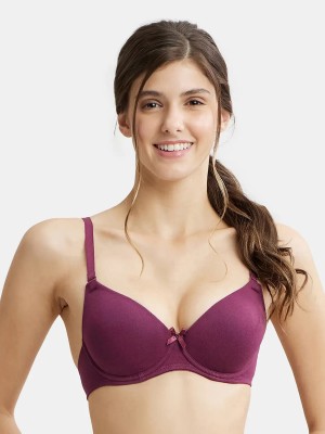 JOCKEY 1245 Women T-Shirt Lightly Padded Bra(Purple)