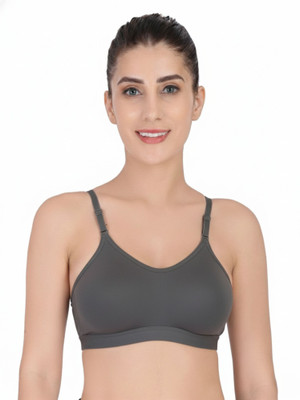 Niba 2221PCS Women Everyday Non Padded Bra(Grey)