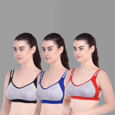 Inner Joy Women Everyday Non Padded Bra(Multicolor)