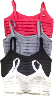 Shaoki Women Everyday Lightly Padded Bra(Pink, Grey, Black, White)