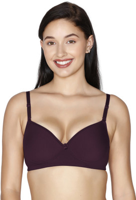 JULIET SLICK WI Women Full Coverage Non Padded Bra(Purple)