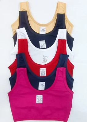 Adgaon AIR,B,W,S,BLUE,RED,PINK-P06(L) Women Everyday Non Padded Bra(Blue)