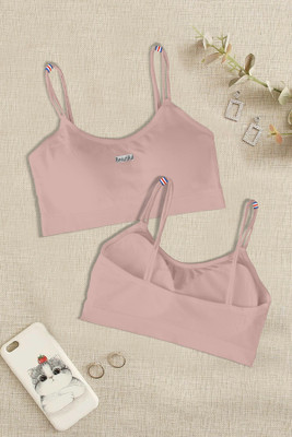 Brafee 2122_d.pink_free Women Full Coverage Lightly Padded Bra(Pink)