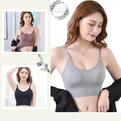 Xyra Women Cami Bra Lightly Padded Bra(Multicolor)