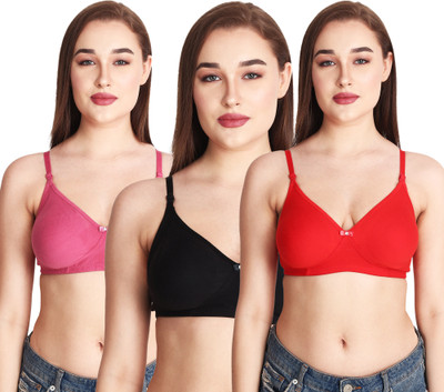 Faithbloom Combo Bras for Women Freedom & Style Bra Women Everyday Non Padded Bra(Multicolor)
