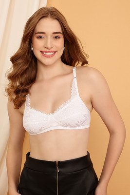 Clovia Women Full Coverage Non Padded Bra(White)