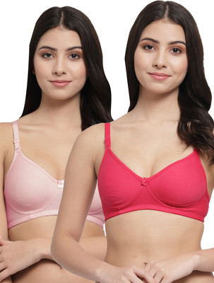 Docare NovaPadMino Women T-Shirt Lightly Padded Bra(Pink, Pink)