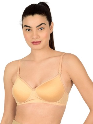 Bare Dezire Lightly Padded Cotton Blend Wired T shirt Bra For Women(Beige) Women T-Shirt Lightly Padded Bra(Beige)