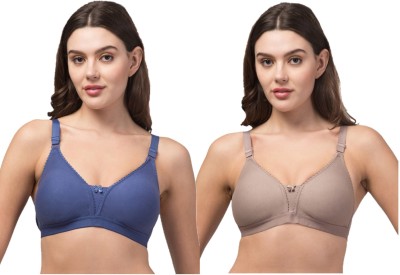 CINOON Alica Women Full Coverage Non Padded Bra(Maroon)