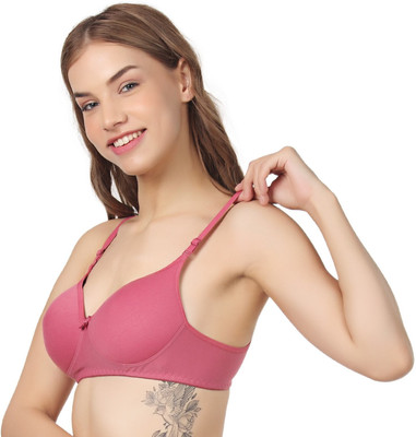 CALCADOS Women Push-up Lightly Padded Bra(Dark Blue)