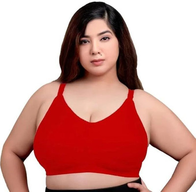 Vinaksh Women Non Paded Bra Women Everyday Non Padded Bra(Red)