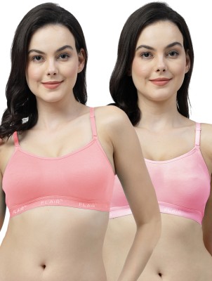 Shyam Sons FLAIR Soniya Single Layered Women Sports Non Padded Bra(Pink, Pink)