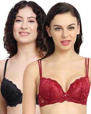 RAHA S.G Women T-Shirt Non Padded Bra(Multicolor)