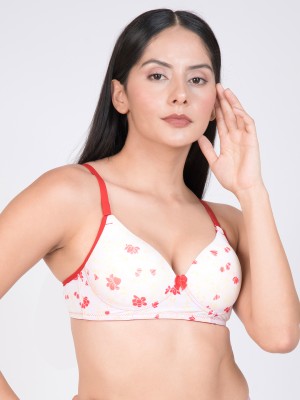 Dressberry Dressberry Heavily Padded Printed Push-Up Bra Pack of 1 Women Push-up Heavily Padded Bra(Multicolor)