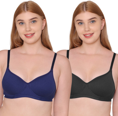 KOMLI Women T-Shirt Lightly Padded Bra(Multicolor)
