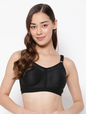 Clovia Women Full Coverage Non Padded Bra(Black)