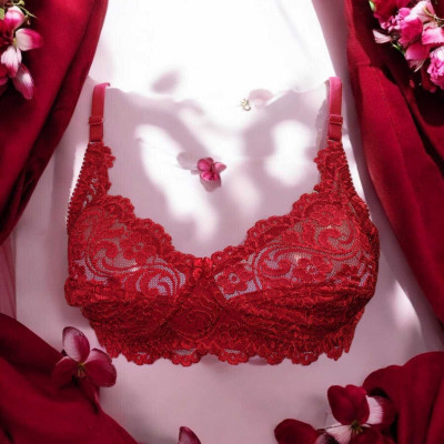 Awaglamm Women Full Coverage Non Padded Bra(Maroon)