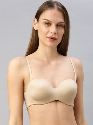 VAN HEUSEN Padded And Wired Multiway Strapless Women Everyday Lightly Padded Bra(Beige)
