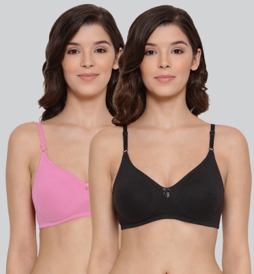 Lyra Lyra T-shirt Bra Women T-Shirt Non Padded Bra(Pink, Black)