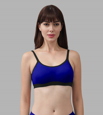 PIBU B-Pnora Bra Women Minimizer Non Padded Bra(Blue)