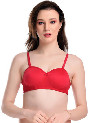 WinterSun Women T-Shirt Lightly Padded Bra(Pink)