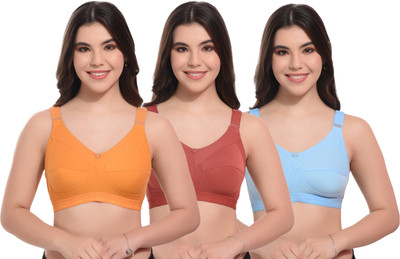 TEENPLUS Women Everyday Non Padded Bra(Multicolor)