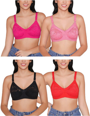 INKURV THEA Women Full Coverage Non Padded Bra(Multicolor)