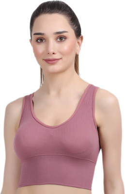 AMOUR SECRET Women Sports Lightly Padded Bra(Purple)