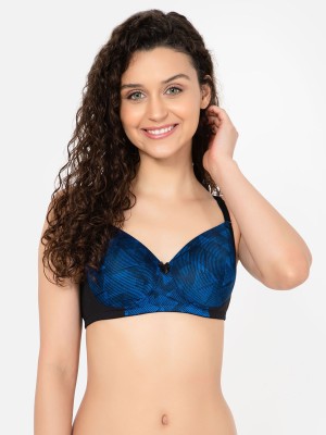 Clovia Women T-Shirt Lightly Padded Bra(Blue)