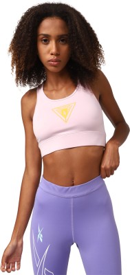 REEBOK Women Sports Bra(Pink)