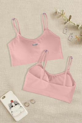 Brafee 2122_lpink_32 Women Full Coverage Lightly Padded Bra(Pink)