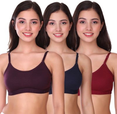 pooja ragenee Women Cami Bra Non Padded Bra(Multicolor)