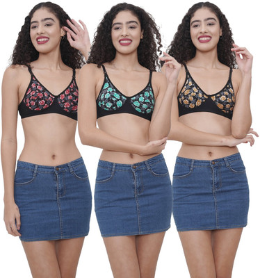 Nutex Sangini Women Full Coverage Non Padded Bra(Multicolor)