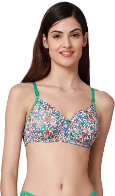 samvar Riopd Bra Women Minimizer Lightly Padded Bra(Green)