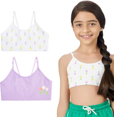 YouGotPlanB Tulip Girls Training/Beginners Non Padded Bra(Multicolor)