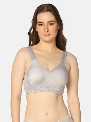 Da Intimo Everyday Tshirt Women Full Coverage Non Padded Bra(Grey)