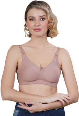 LacyLuxe Seamless Non Padded Bra Women Everyday Non Padded Bra(Purple)