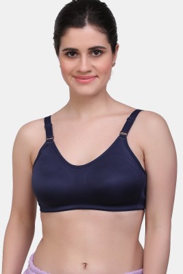 Maroon Women Minimizer Non Padded Bra(Dark Blue)