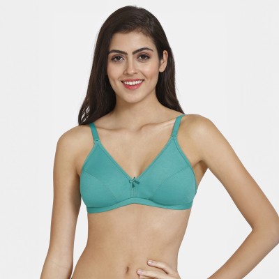 ZIVAME Women Full Coverage Non Padded Bra(Blue)