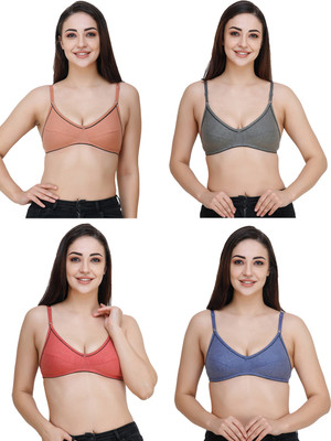 Docare FosterMino Women Everyday Non Padded Bra(Multicolor)