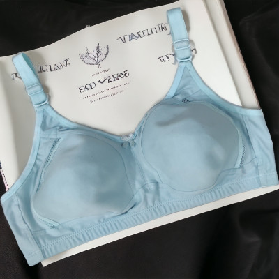Piylu Women Full Coverage Non Padded Bra(Light Blue)