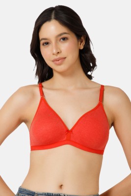 NAIDUHALL Women Everyday Non Padded Bra(Red)