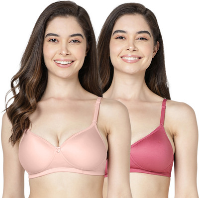 kalyani Maria Seamless Light Padded Fuller Cups Everyday Bra Women Everyday Heavily Padded Bra(Pink)