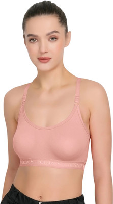 POOJA RAGENEE Sports bra Women Sports Non Padded Bra(Pink)