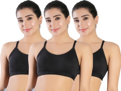 B-SOFT B-SOFT Molded MSB-201 Sports Bra For Women Women Sports Non Padded Bra(Black)