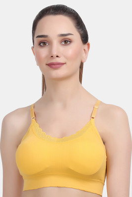 AMOUR SECRET Women Sports Lightly Padded Bra(Yellow)