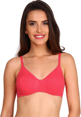 JOCKEY Women T-Shirt Non Padded Bra(Pink)