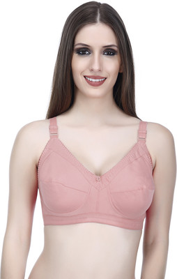 elina Ultimate Comfort Wireless Bra for Women Women Minimizer Non Padded Bra(Pink)