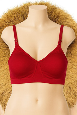 Piylu Premium Women Everyday Non Padded Bra(Red)