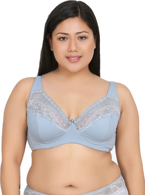 Da Intimo Plus Size Women Everyday Lightly Padded Bra(Grey)